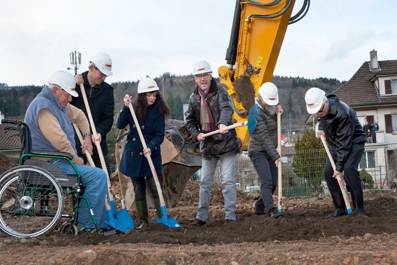 Spatenstich Schlössli Biel