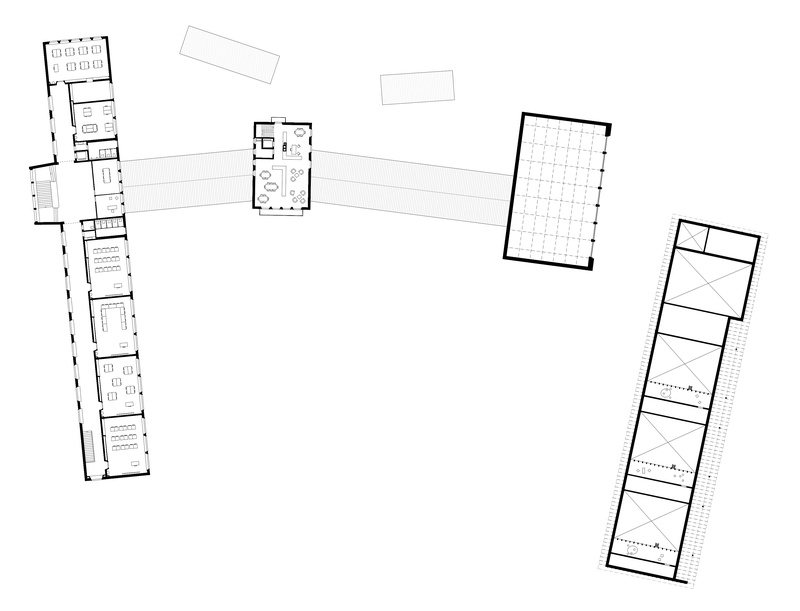 Gesamtsanierung und Erweiterung Schulanlage Vorstadt, Solothurn Grundriss OG