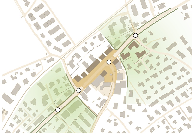 Studienauftrag Dorfkern Ipsach, wahliruefli, Konzept, Zentrum