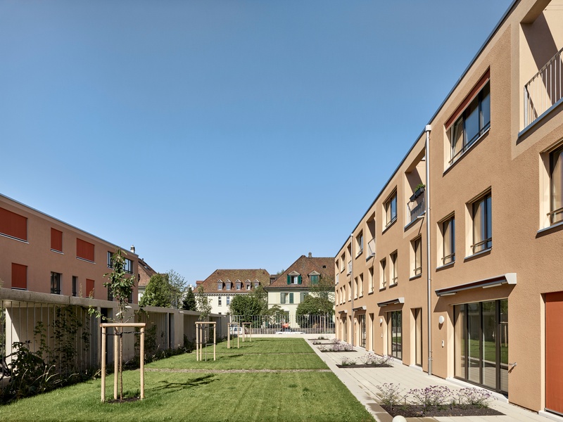 Wohnueberbauung, Oberfeldpark, Gerlafingen, wahliruefli, Aussenansicht