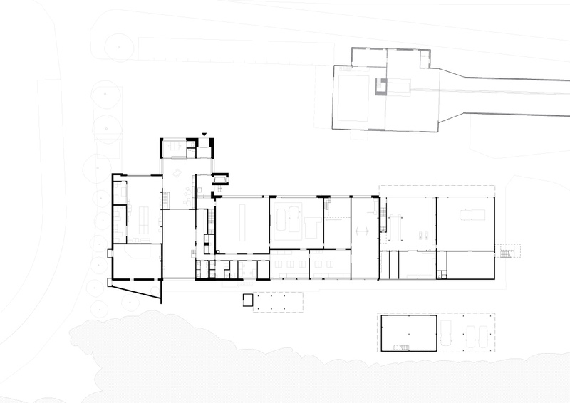 Erdgeschoss und Umgebung